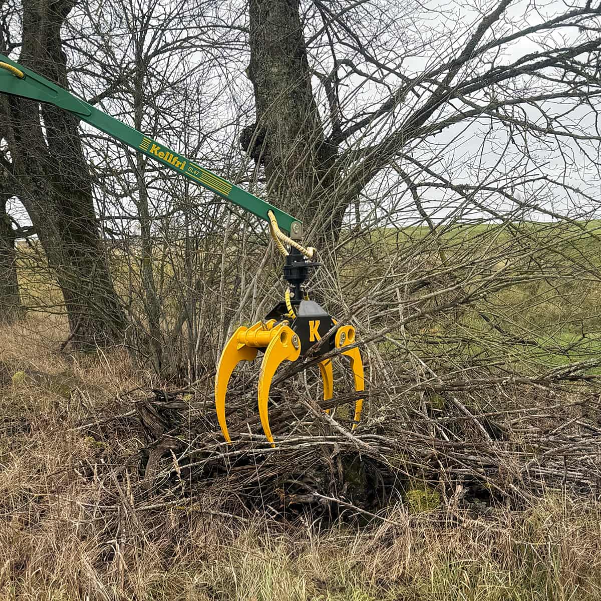 Risgrip inkl. hydraulslang och bult