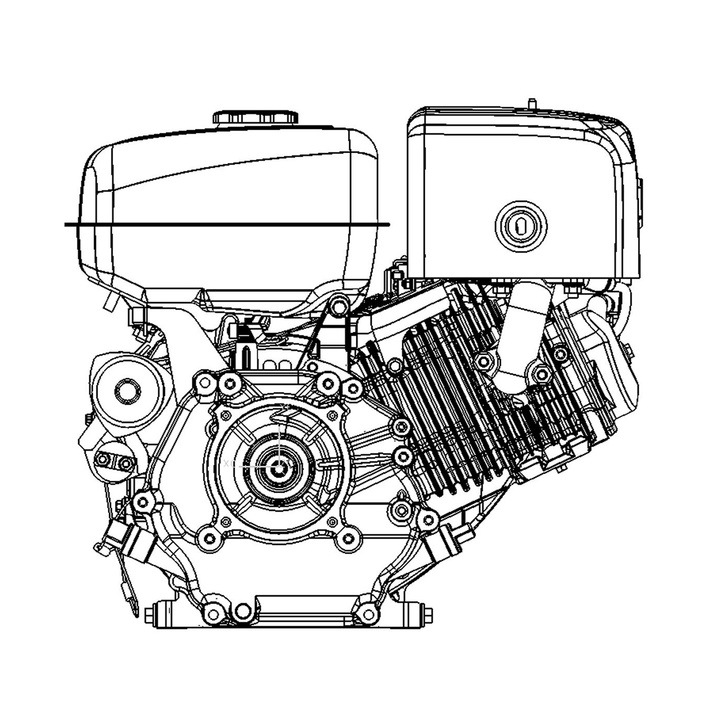 Motor Bensin 15hk JF420 med elstart