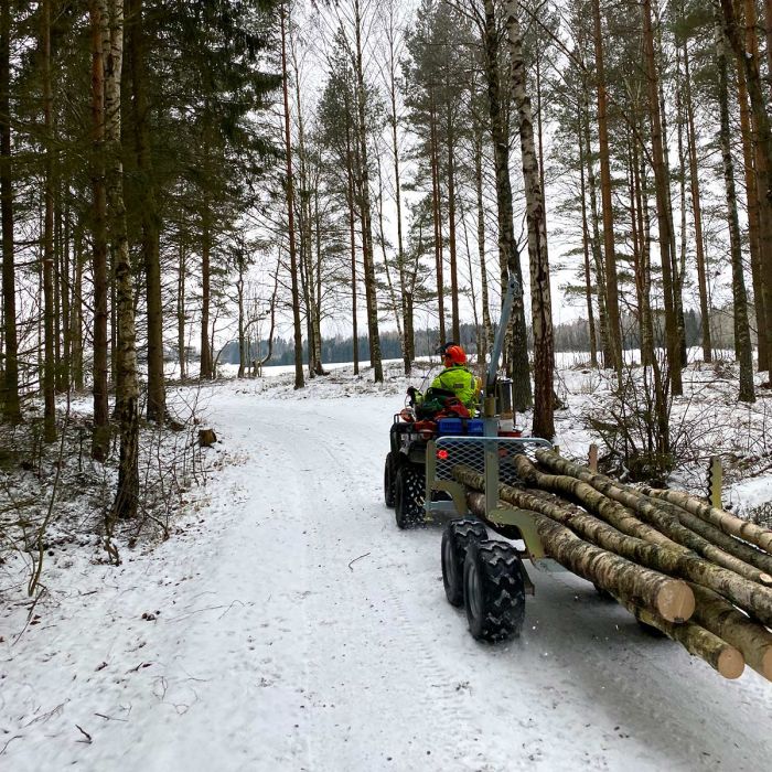 Tipp- och skogsvagn ATV PRO, Tower2+