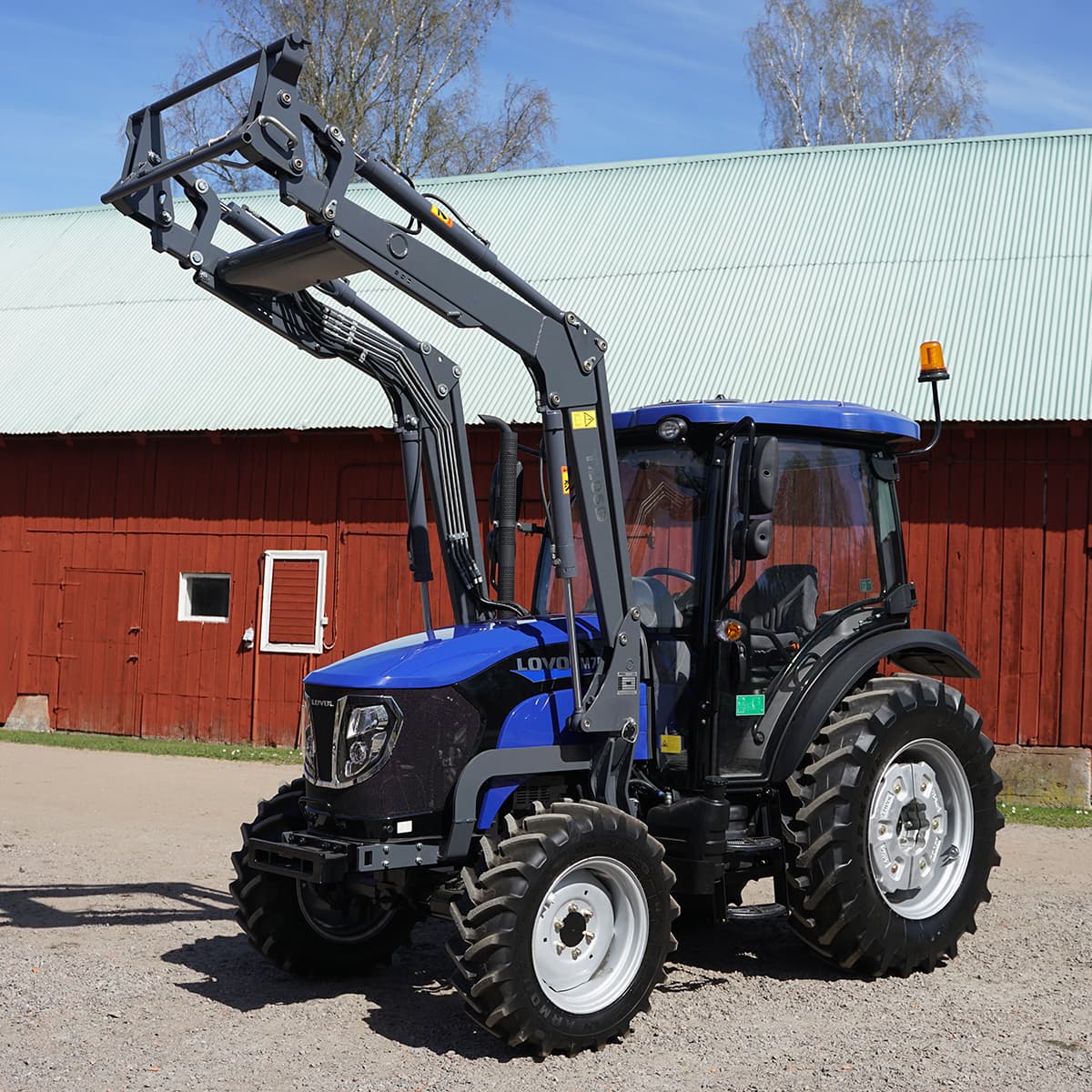 Traktor Lovol 75 hk 4WD med frontlastare, Stage V