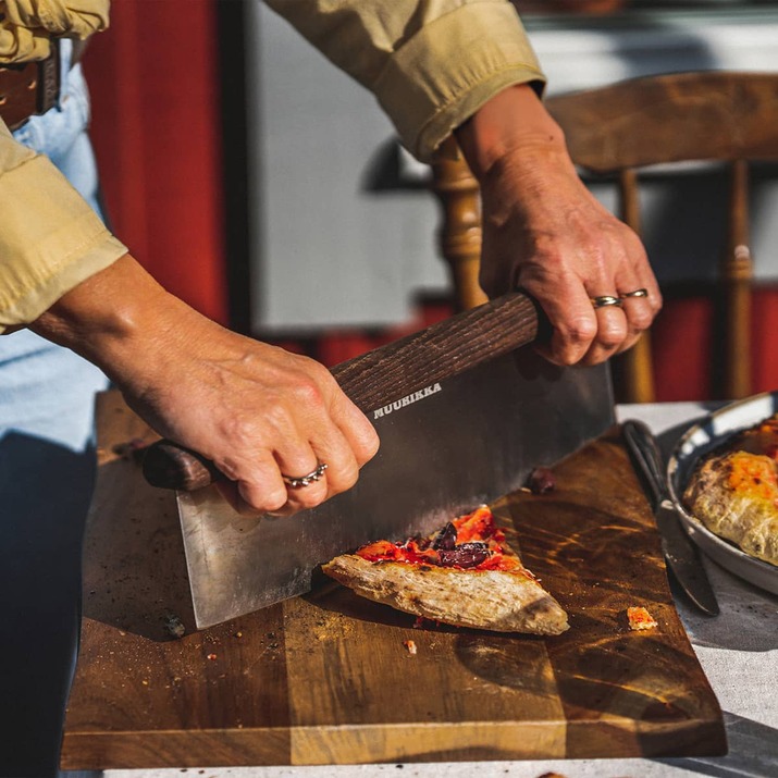 Muurikka Pizzaskärare Rostfritt/ask