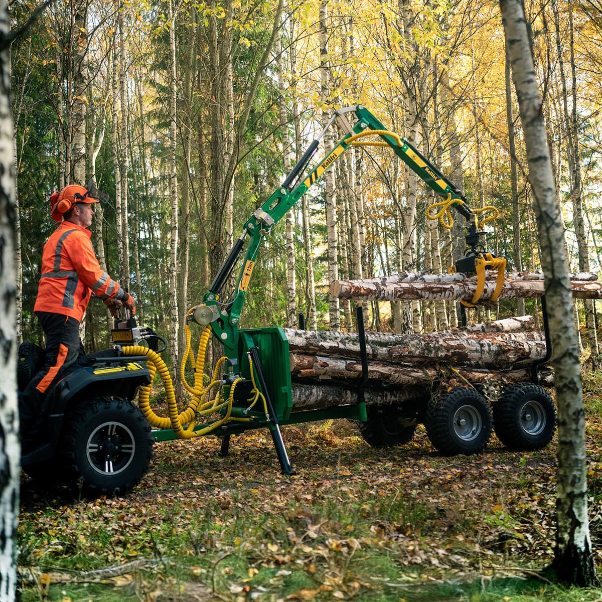 Skogsvagn ATV 2 ton FT42DFR-2T