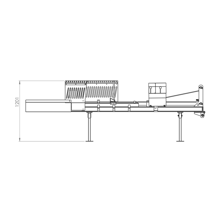 Vedklyv, traktordriven 7 ton, 110 c 110 cm