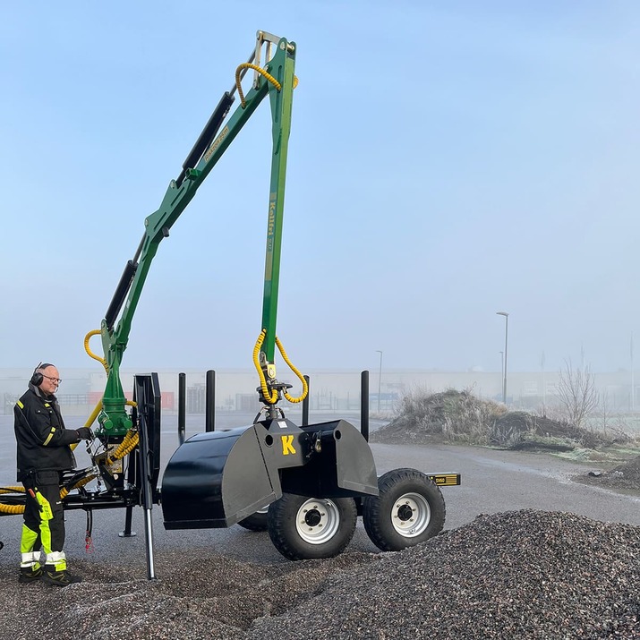 Gripskopa till skogsvagn, 55 cm