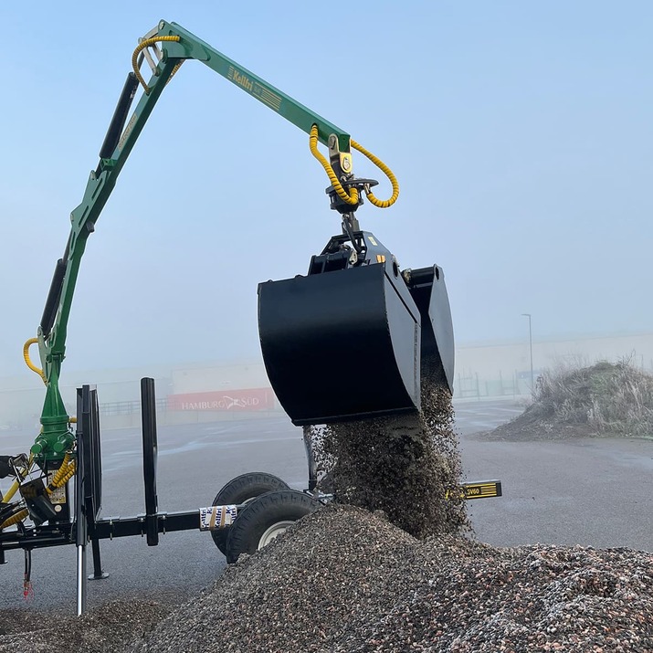 Gripskopa till skogsvagn, 55 cm