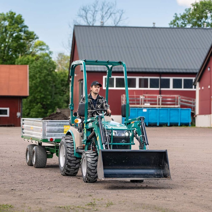 Tippvagn 2,5 ton, galvad