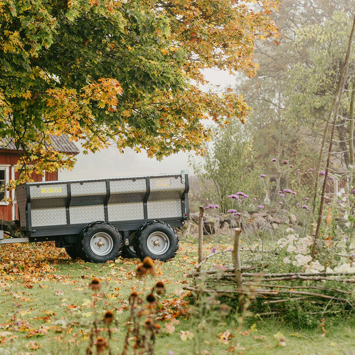 Tippvagn ATV 1420 kg med elhydraulisk tipp