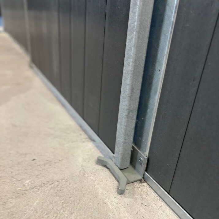 Mellanvägg 3,5 m, inkl plastplank, SWE