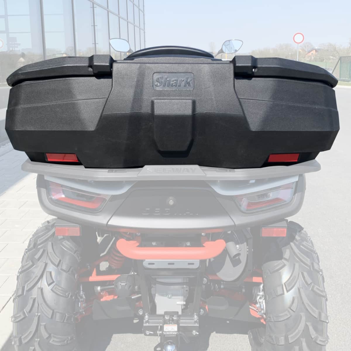 Packbox till ATV, bak inkl snabbfäste