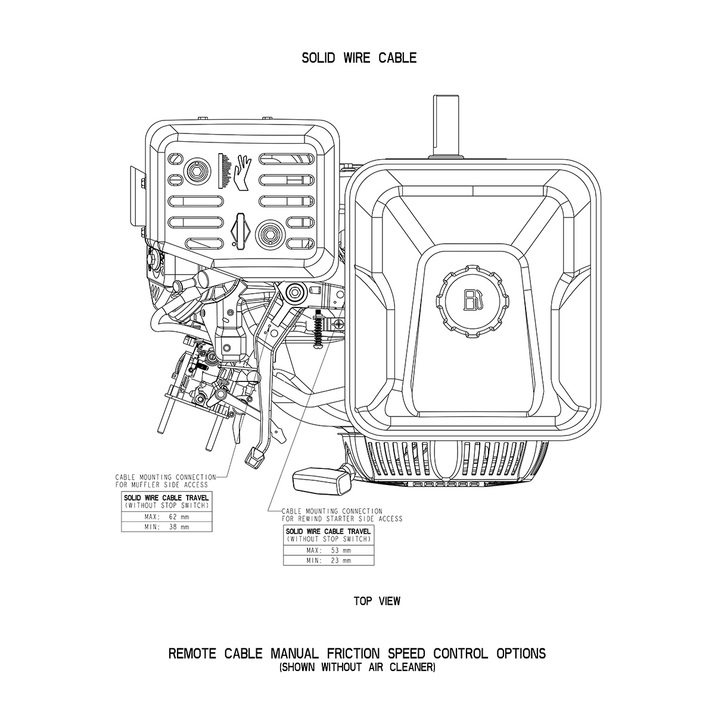 Motor Bensin 13,5 hk Briggs & Stratton