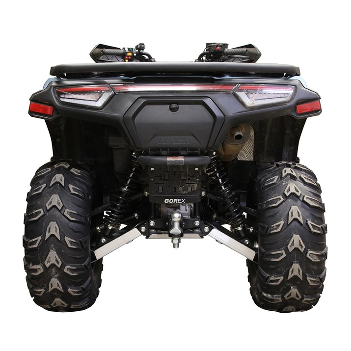Hasplåt till ATV, aluminium, lång