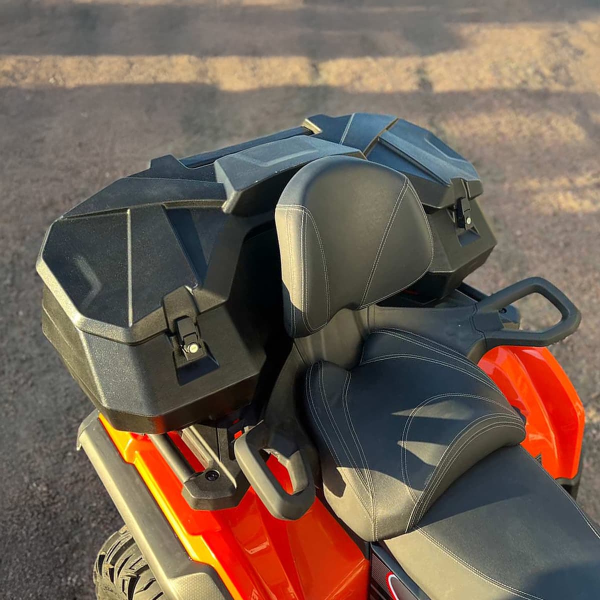 Packbox till ATV, bak inkl snabbfäste