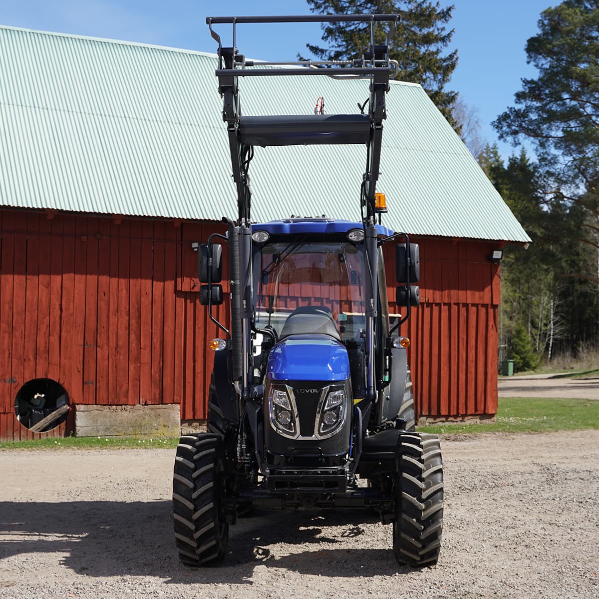 Traktor Lovol 75 hk 4WD med frontlastare, Stage V