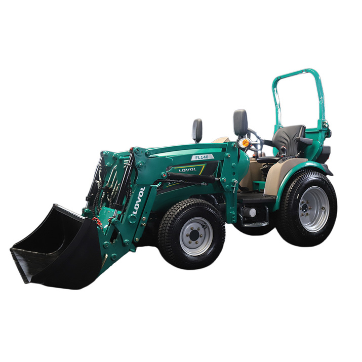 Kompakttraktor Lovol 25 hk med frontlastare, utan hytt