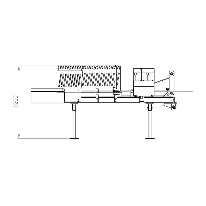 Vedklyv, traktordriven 7 ton, 70 cm