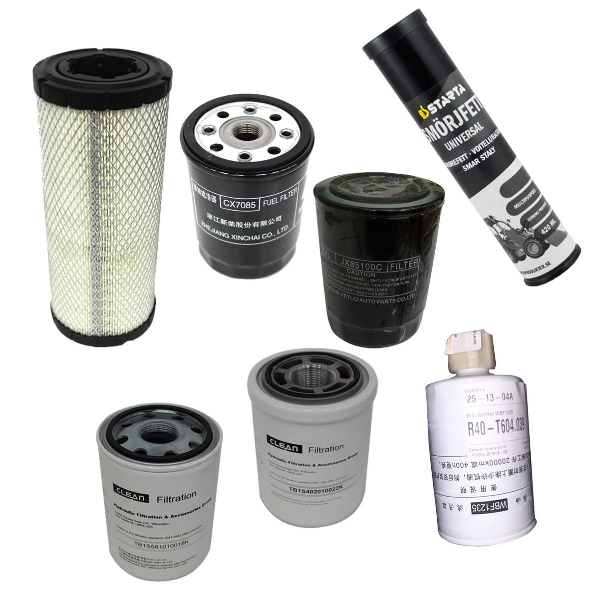 Servicekit till Traktor TBM504C Stage 3, Plus