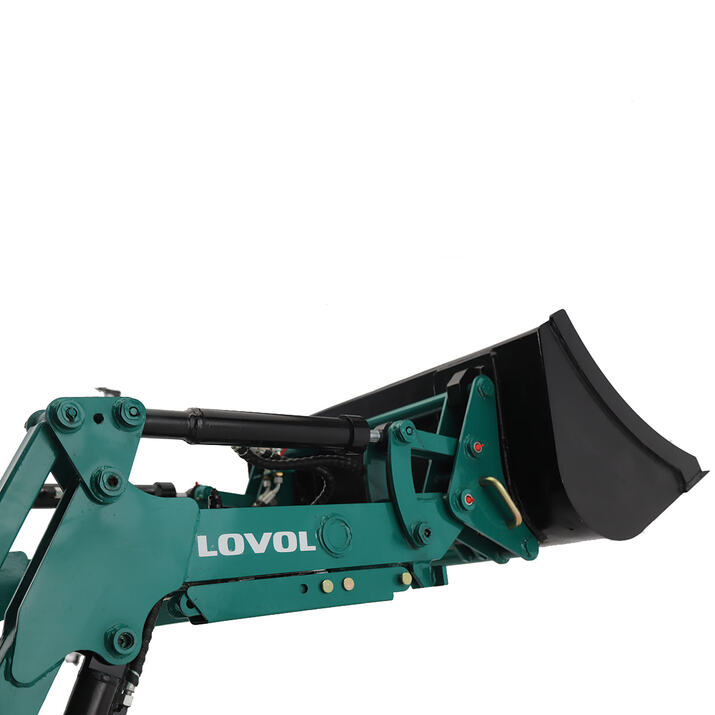 Kompakttraktor Lovol 25 hk med frontlastare, utan hytt
