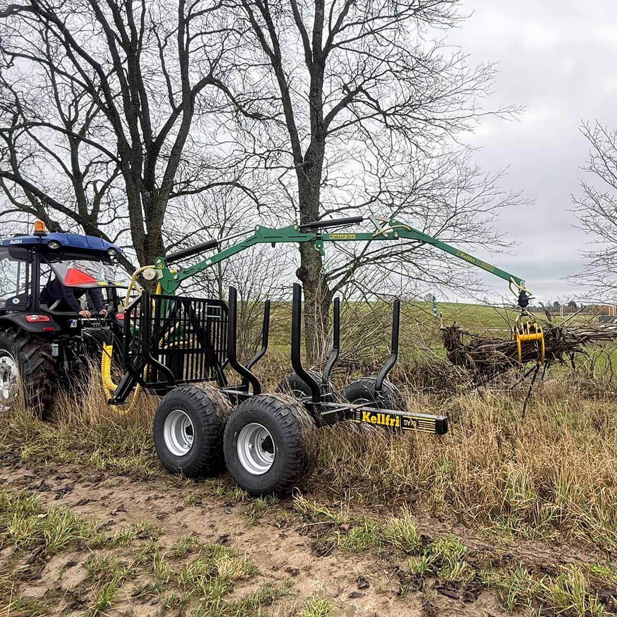 Risgrip inkl. hydraulslang och bult