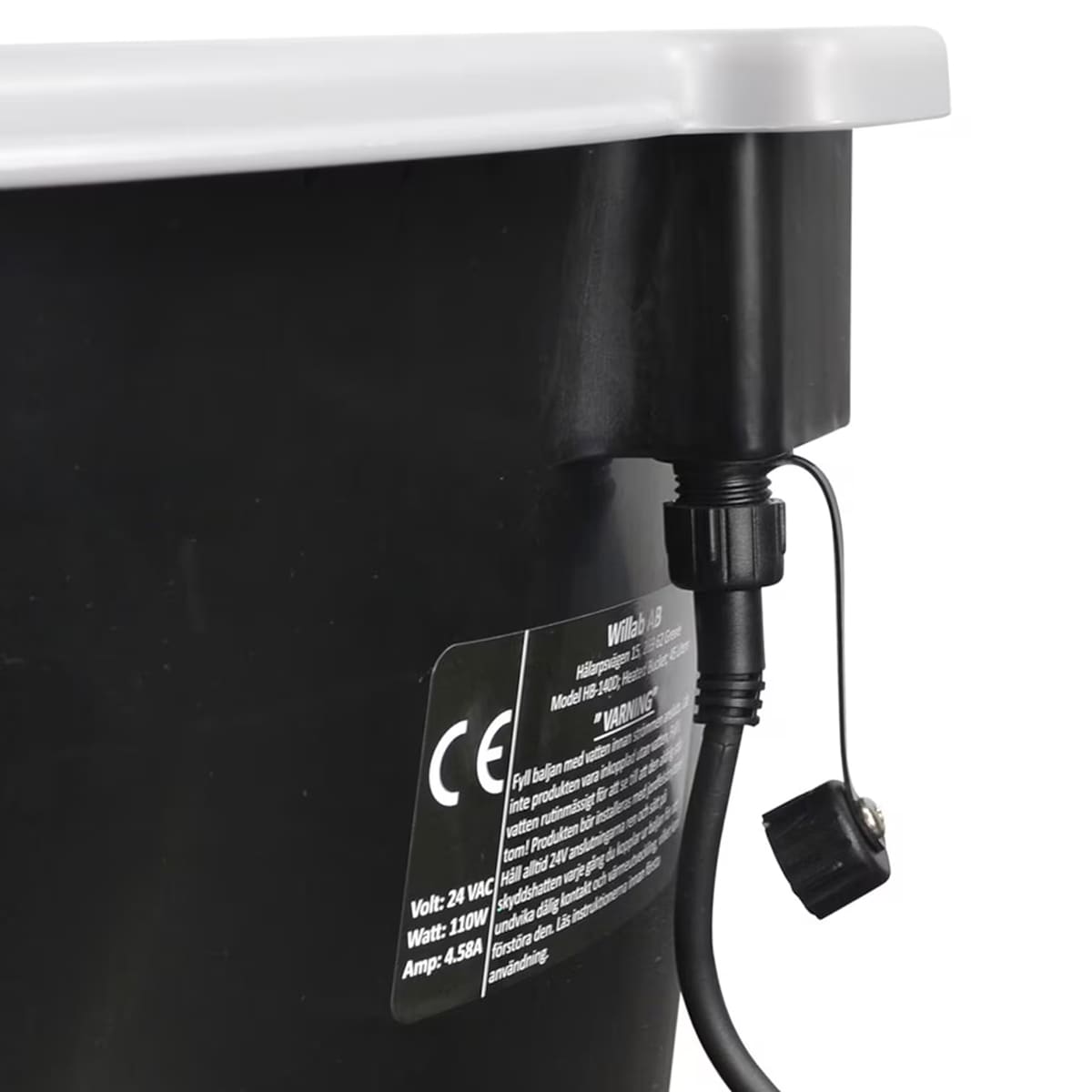 Värmebalja rund 45 liter