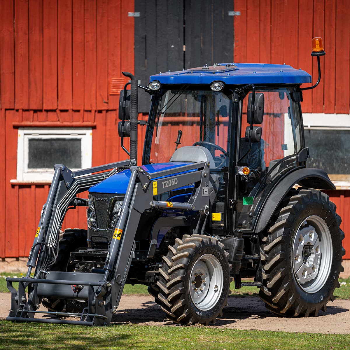 Traktor Lovol 75 hk 4WD med frontlastare, Stage V