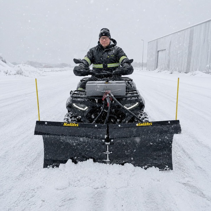 Vikplog ATV 150 cm med hydraulaggregat och cylinder