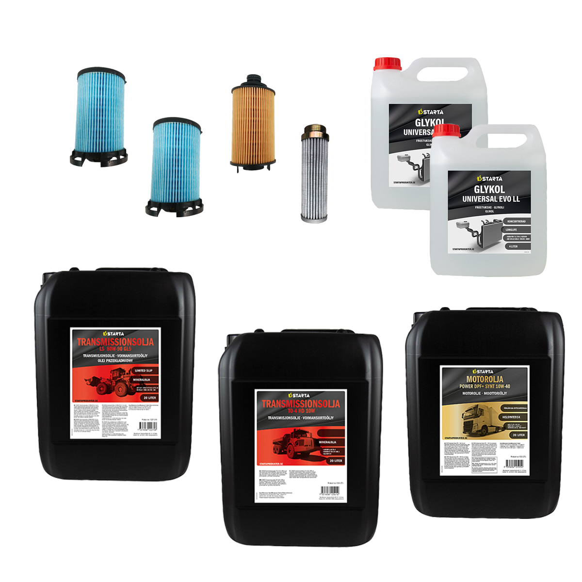 Servicekit Hjullastare Swekip 1850V 100 timmars