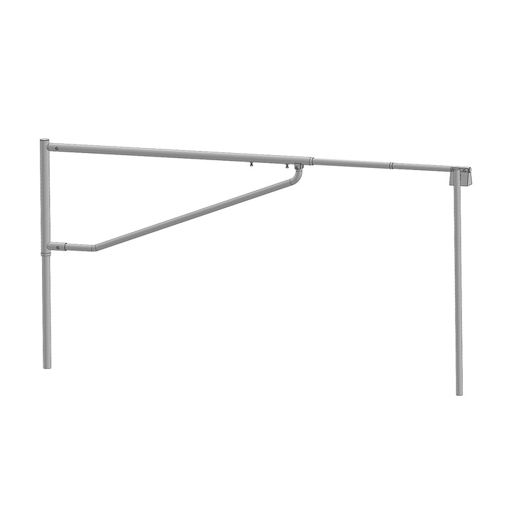 Vägbom teleskopisk, 3,5 m - 5,5 m