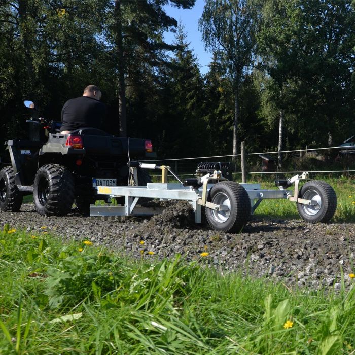 Vägsladd ATV 3-skärig med elektrisk höj- och sänkbarfunktion