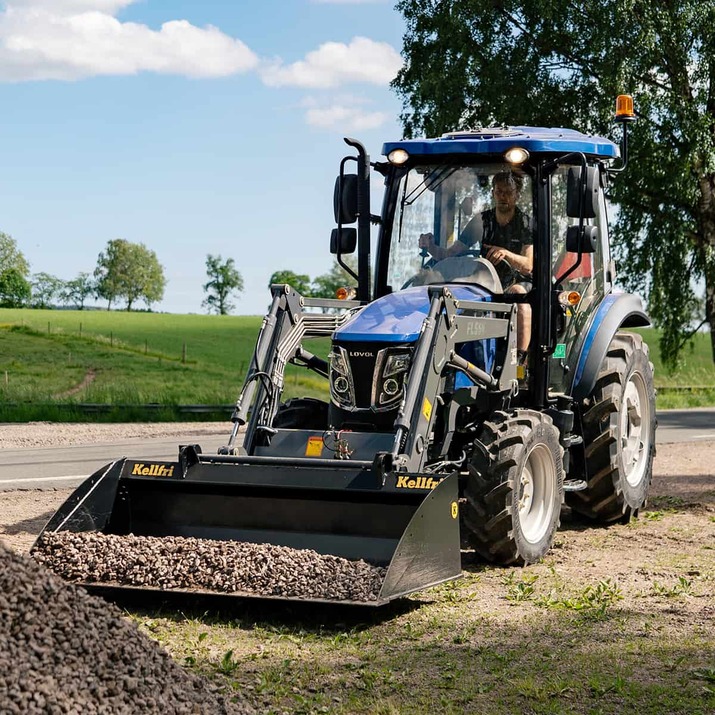 Traktor Lovol 50 hk 4wd med frontlastare, Stage V
