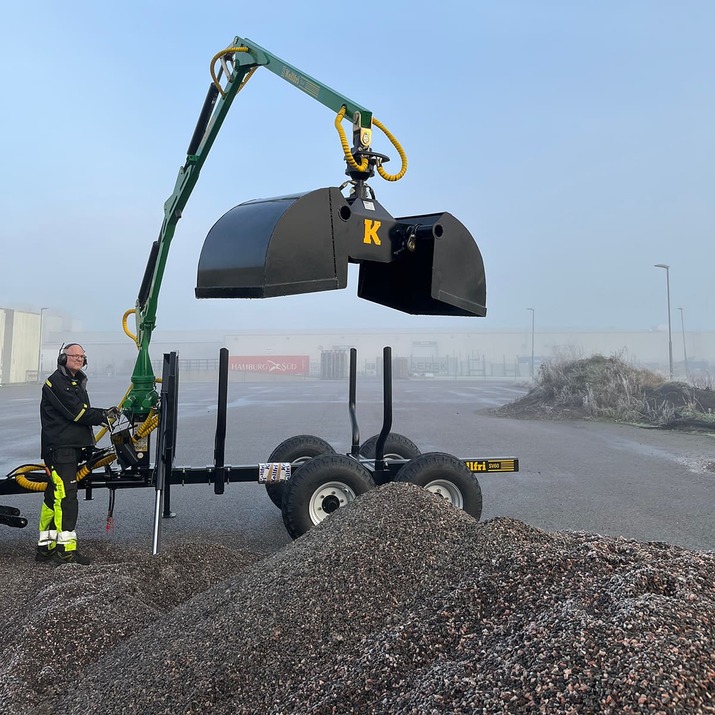 Gripskopa till skogsvagn, 55 cm