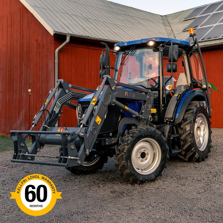 Traktor Lovol 50 hk 4wd med frontlastare, Stage V