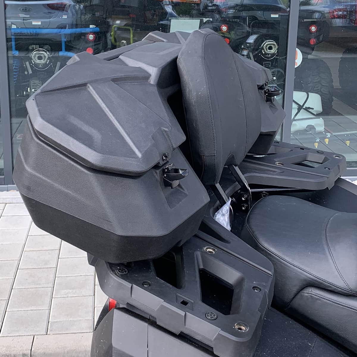 Packbox till ATV, bak inkl snabbfäste