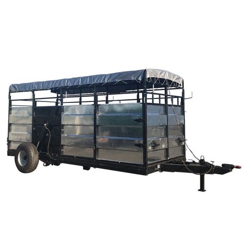 Djurvagn 5x2 m, hydraulisk höj/sänk