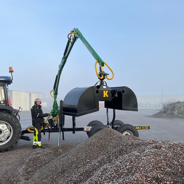 Gripskopa till skogsvagn, 55 cm