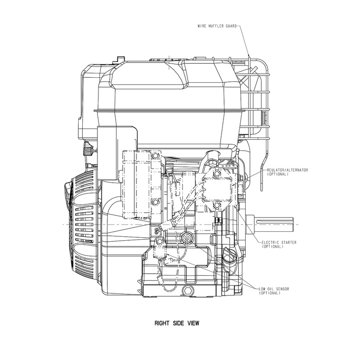 Motor Bensin 13,5 hk Briggs & Stratton