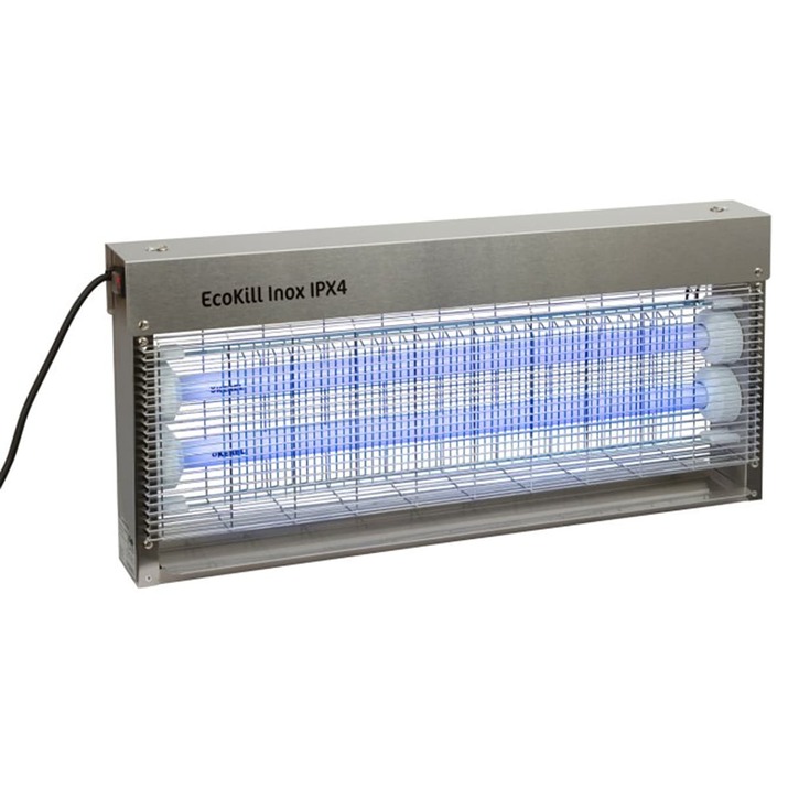 Flugfångare elektrisk Inox IPX4, 2 x 18 W