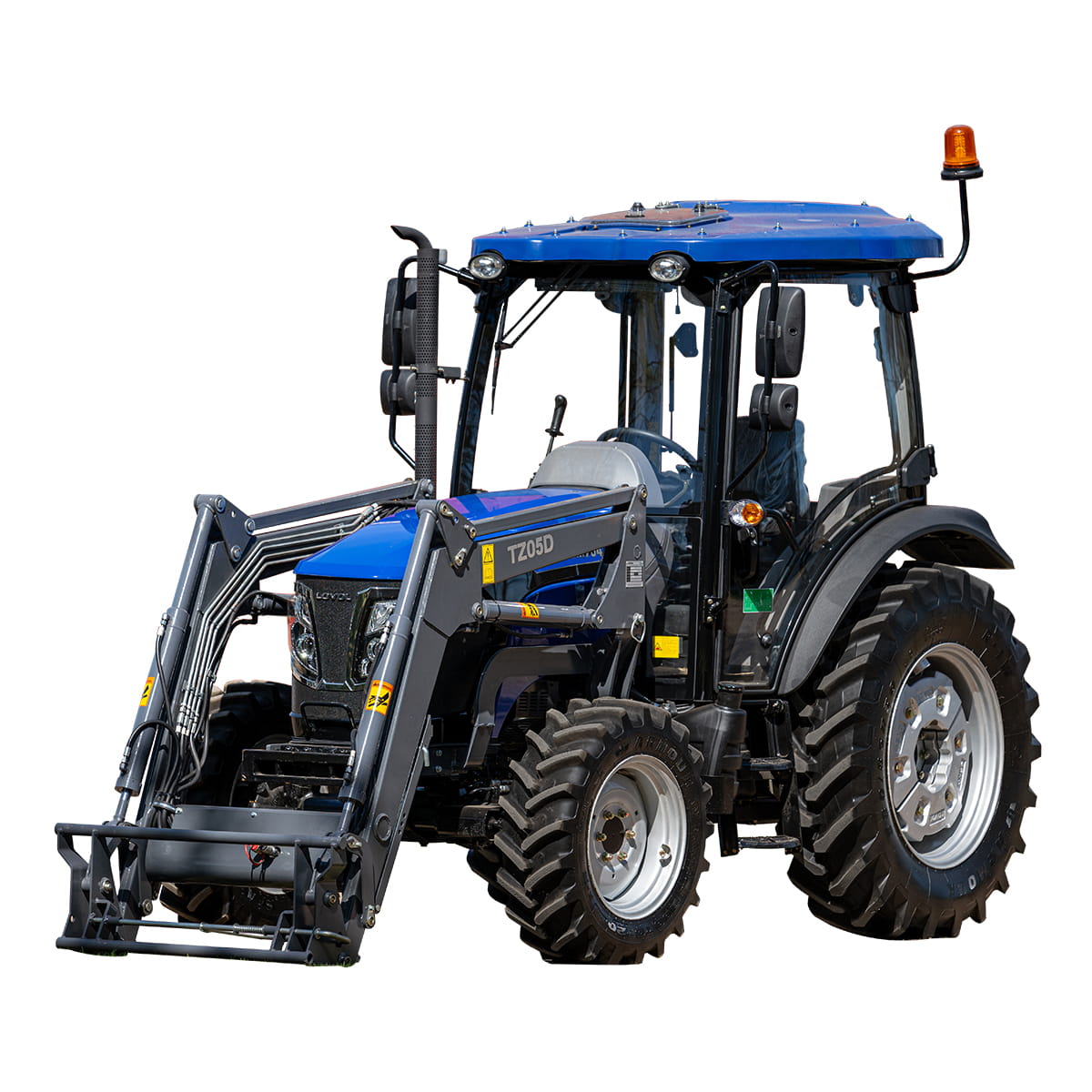 Traktor Lovol 75 hk 4WD med frontlastare, Stage V